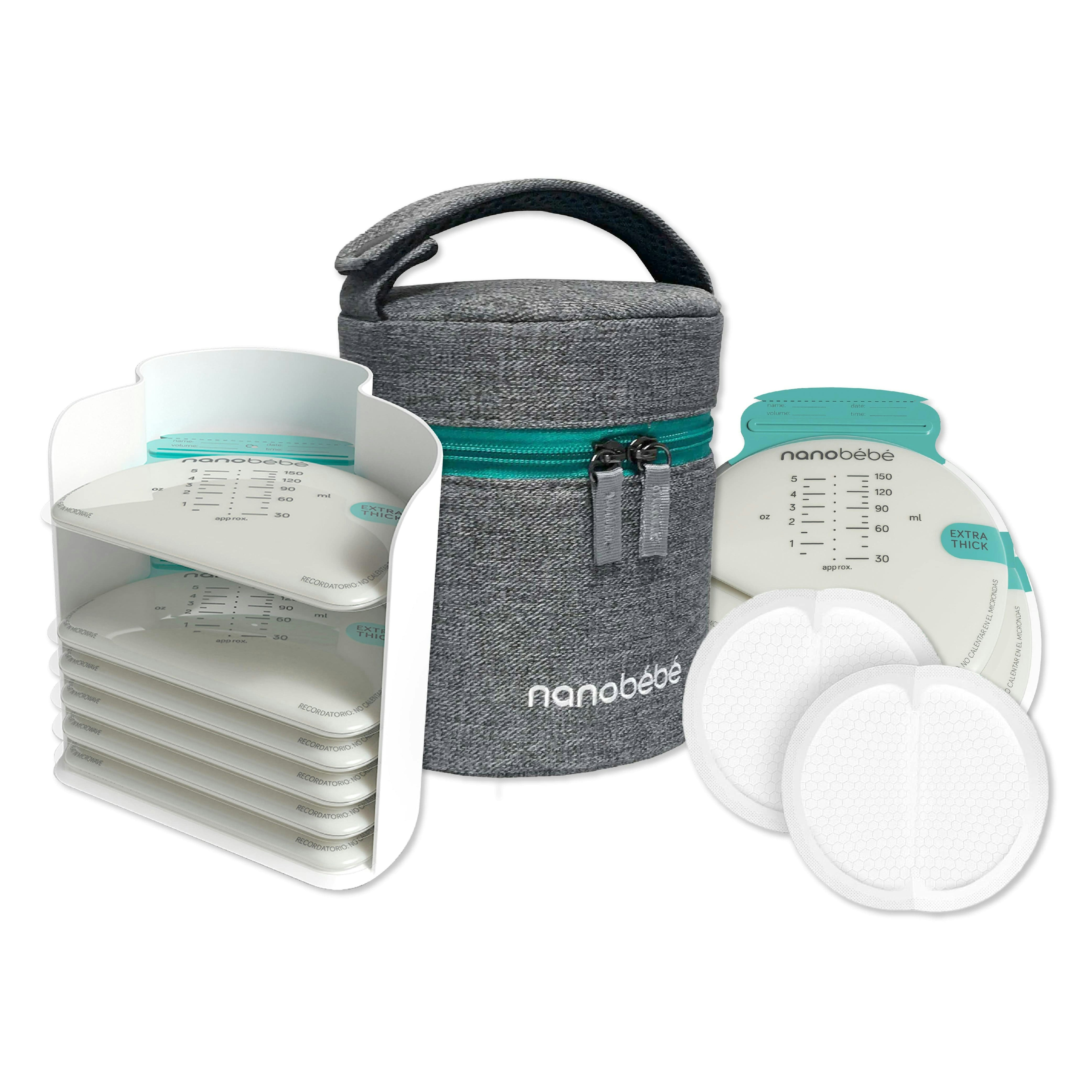 Nanobebe Baby Bottle Ultimate Feeding and Cleaning Set, for Breast Milk and  Formula, Cleaning and Soothing Essentials, Baby Shower Registry Gift, for