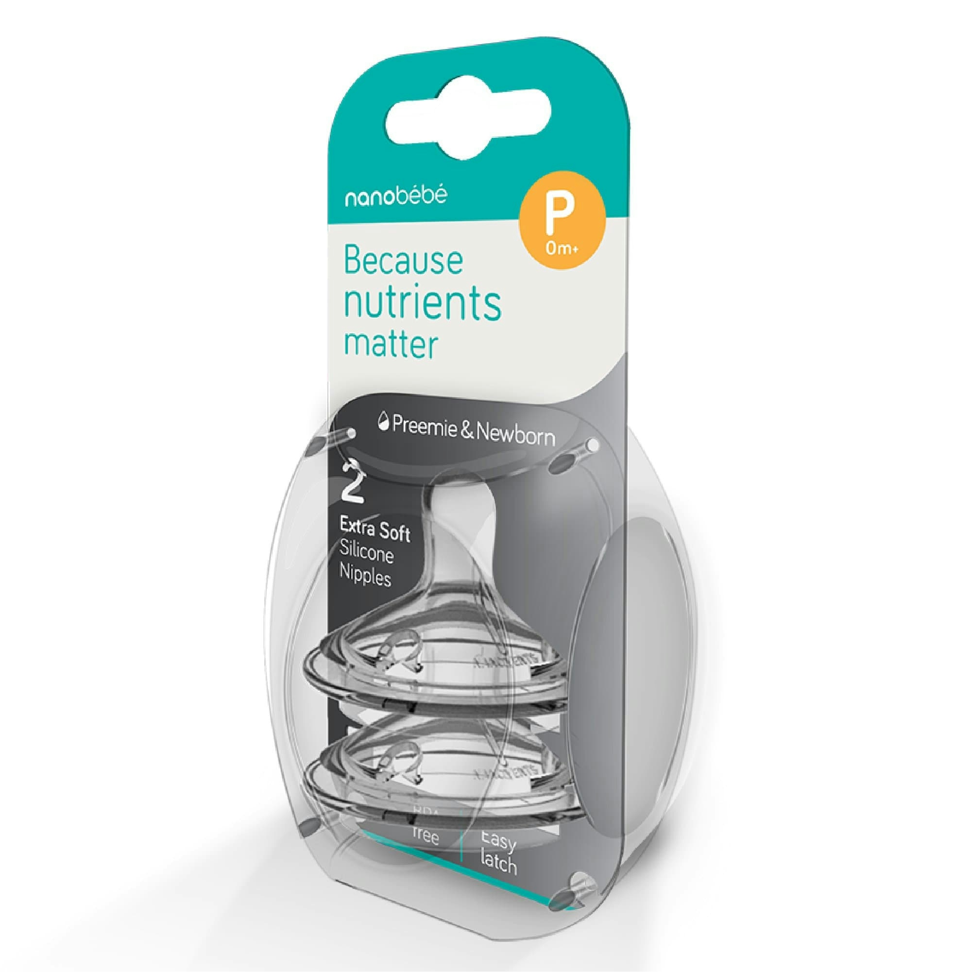 Tommee Tippee Nipples, Advanced Anti-Colic, Med Flow, 3+ Months - 2 nipples