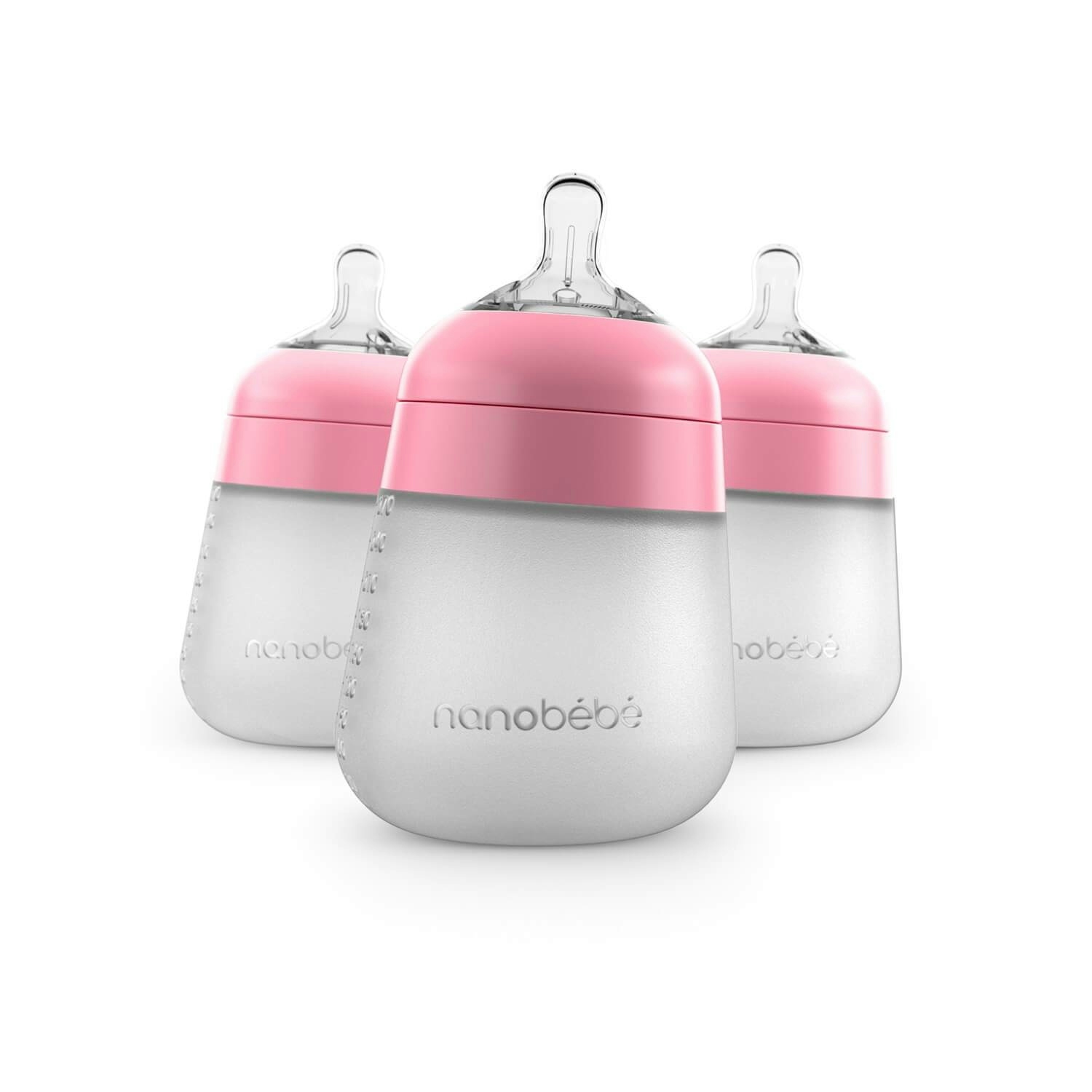 The Flexy Silicone Baby Bottle - BPA-Free, Anti-Colic, Easy to Clean –  Nanobébé US