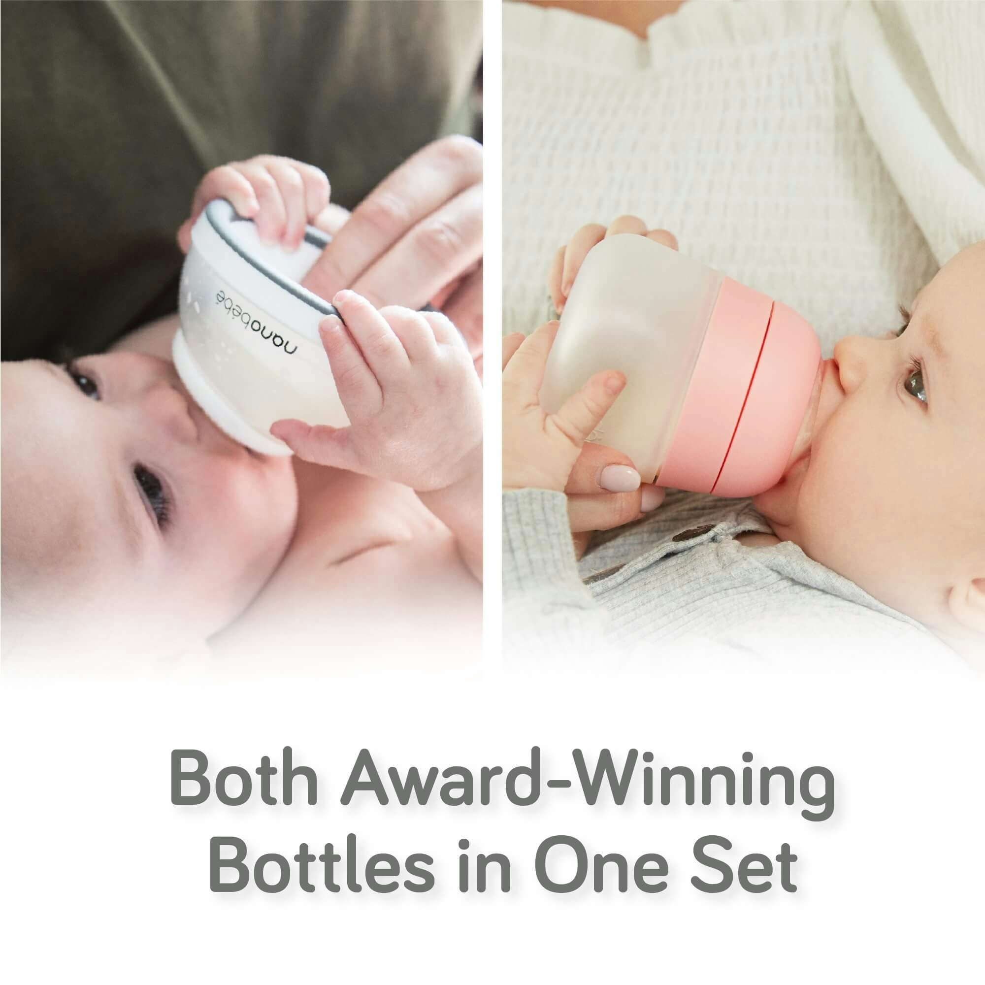 Nanobébé US Teal Baby Bottle Complete Feeding Set