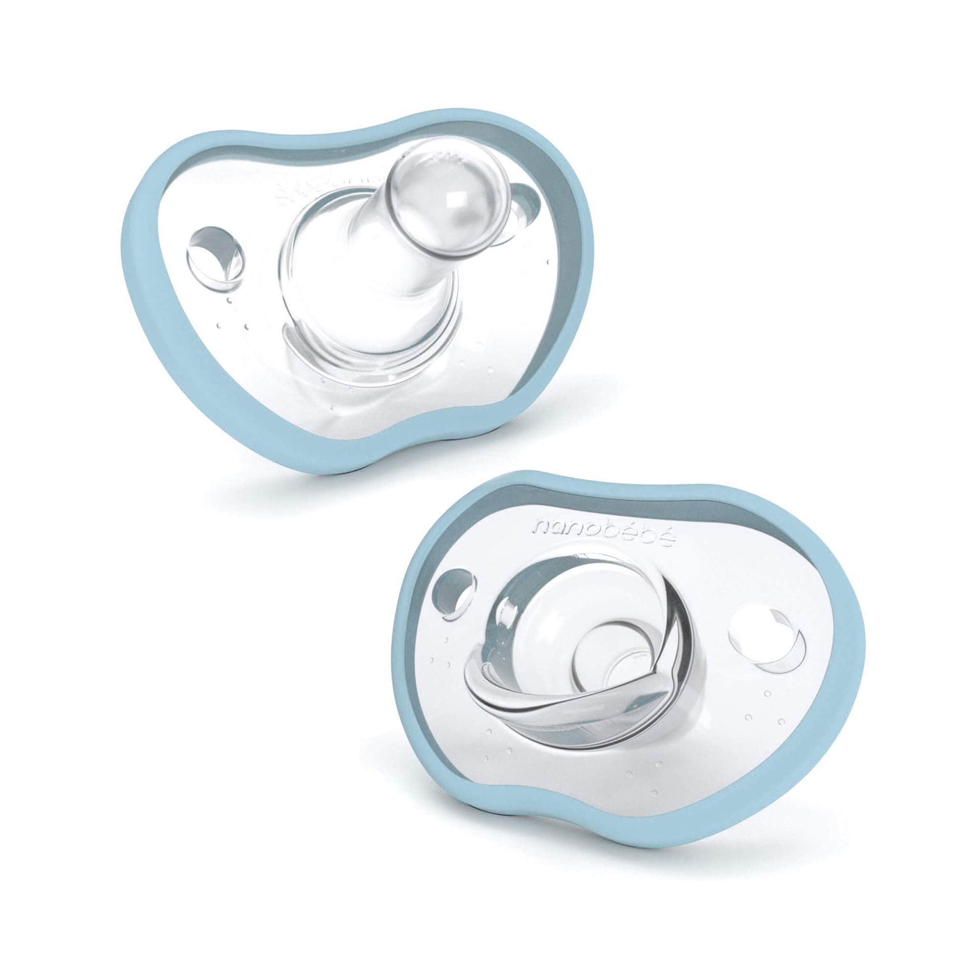 Apple Pacifier Nanobébé 100% Silicone Pacifiers