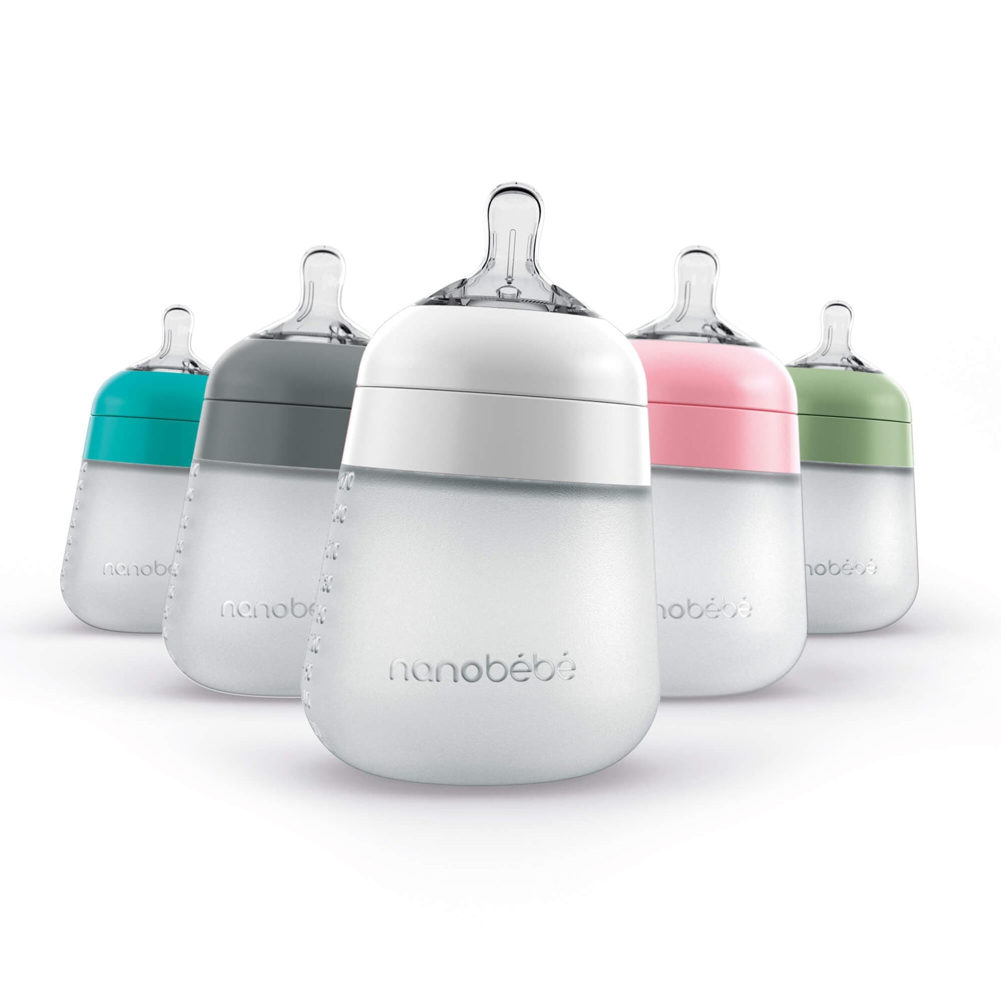 Nanobébé US 9oz Flexy Silicone Baby Bottle