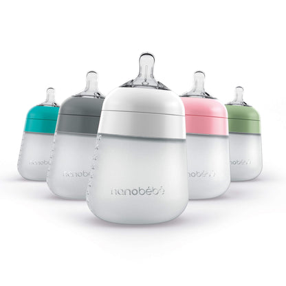 Nanobébé US 9oz Flexy Silicone Baby Bottle