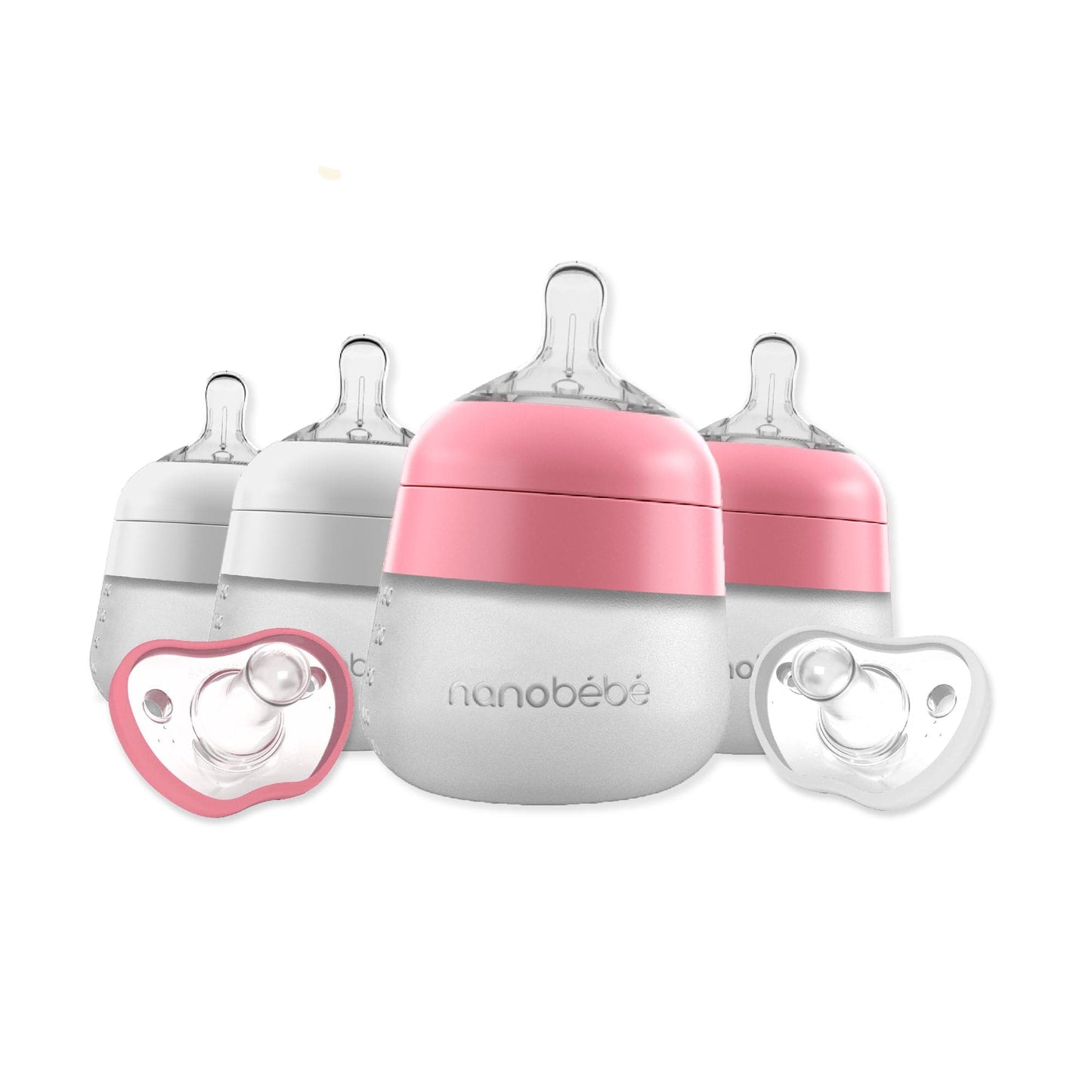 Nanobébé US 0-3 Months Strawberries & Cream Flexy Bundle