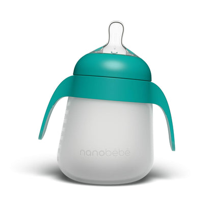 Nanobébé US Teal Flexy Bottle Quick-Click Handles - 2pk