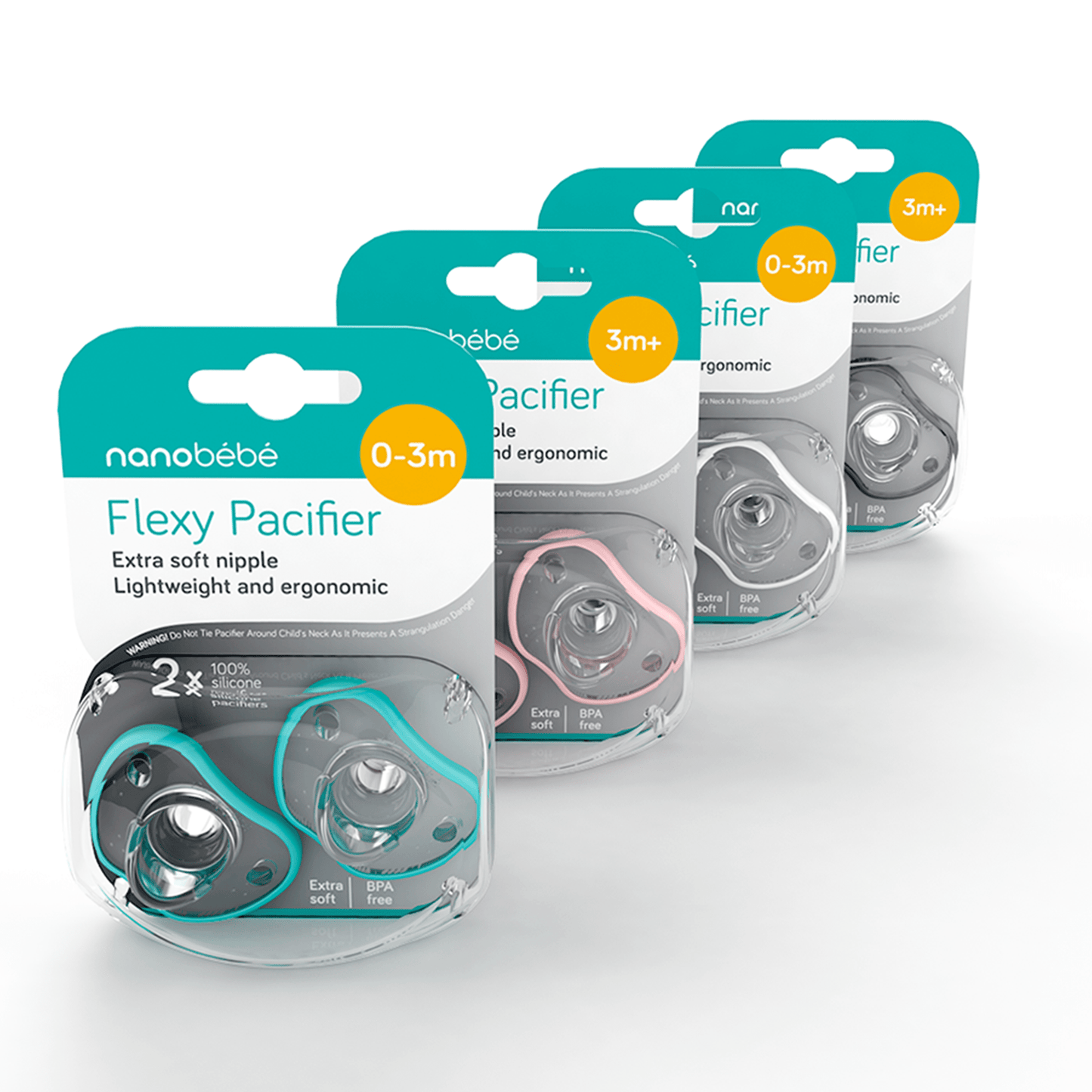 Nanobébé US Flexy Pacifiers